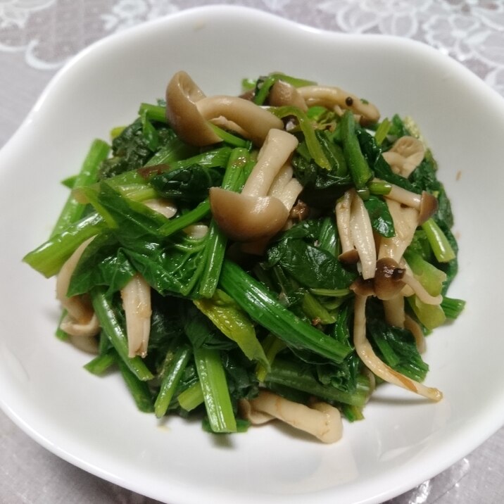 白だしと醤油で ほうれん草としめじのお浸し レシピ 作り方 By あやめぇ 楽天レシピ 白だしと醤油で ほうれん草としめじのお浸し レシピ 作り方 By あやめぇ 楽天レシピ